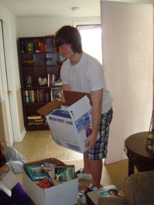 Celebrating Delaware Week of Service! Matt McNeill and Christine McNeill, both H.B. duPont Middle School students and Success Won't Wait volunteers.