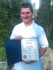 2011, Matt receives commendation from Delaware State Senate edited Success Won't Wait literacy volunteer Matt McNeill receives commendation from the Delaware State Senate