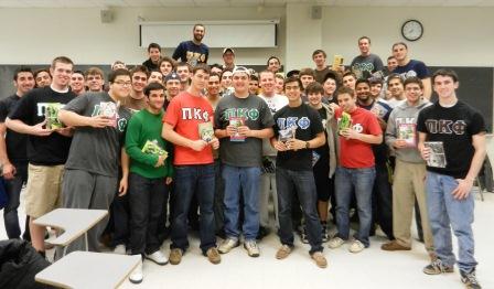 Pi Kappa Phi fraternity partners with the literacy organization Success Won't Wait and volunteer Matt McNeill's to make fourth annual Toys for Tots project a success!