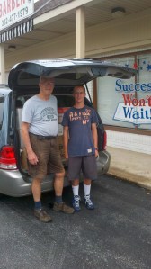 Friend of the Hockessin Library, Larry Thurrell and Paul Winslow