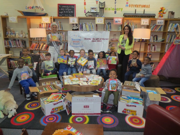 New Castle Elementary School receives almost 600 books from Success Won't Wait