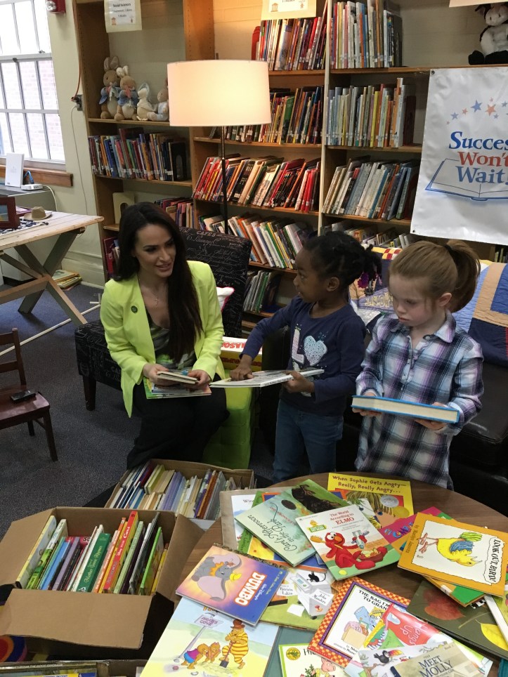 New Castle Elementary School receives almost 600 books from Success Won't Wait