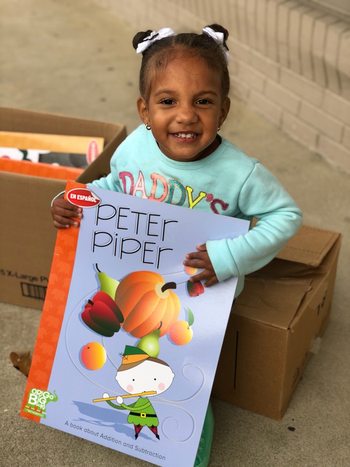 Many thanks to Johanna Vazquez and her family, pictured, who coordinated both book giveaways, and for all of those volunteers at We Are Their Faces, Inc. for encouraging all of us to Make a Change!
