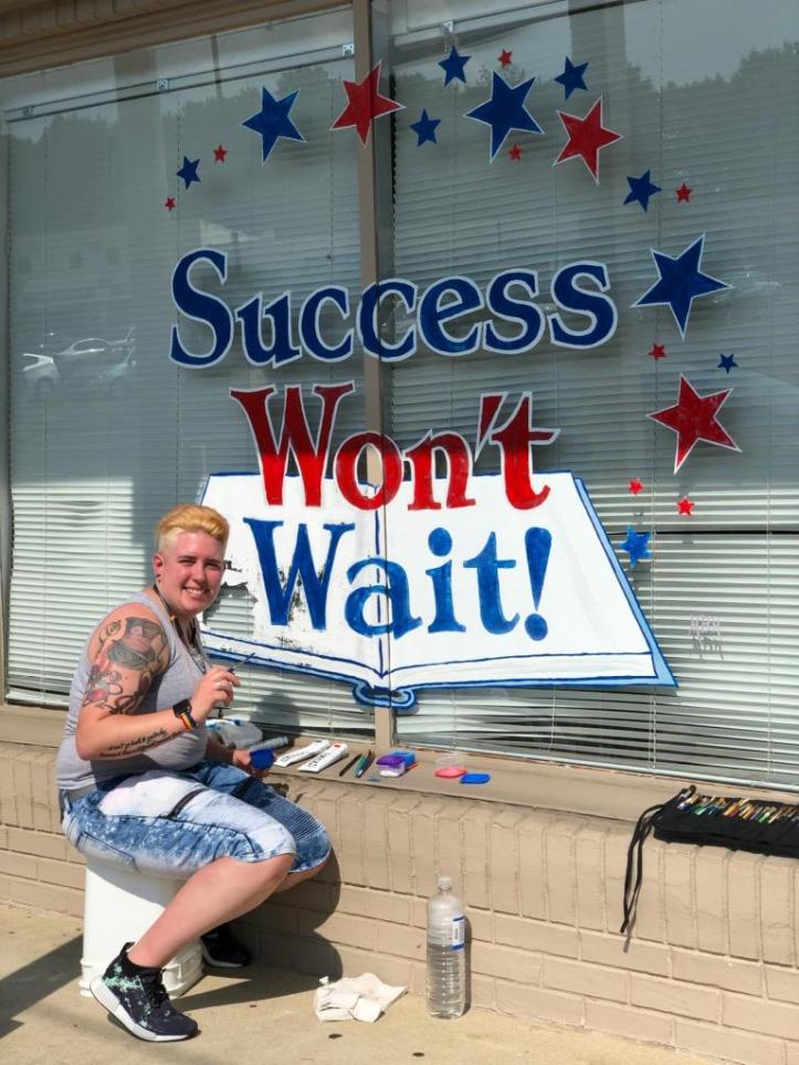 Success Won't Wait gets a much-needed facelift thanks to volunteer Hilary Newman